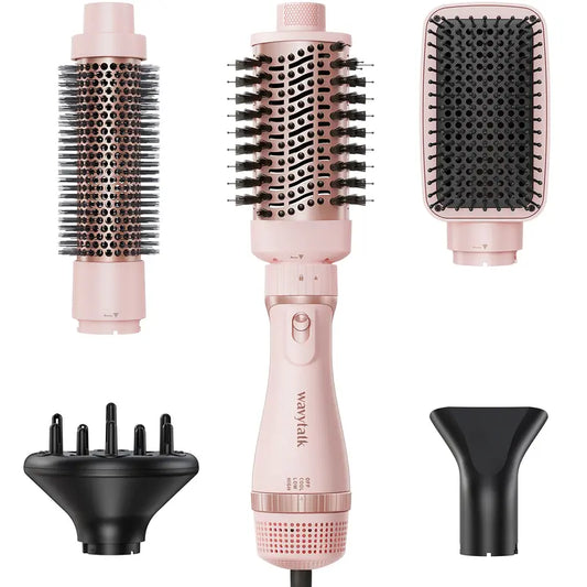 Wavytalk 5 in 1 Brush One Step Hair Dryer and Styler Set for Easy and Fast Salon-Style Blowouts