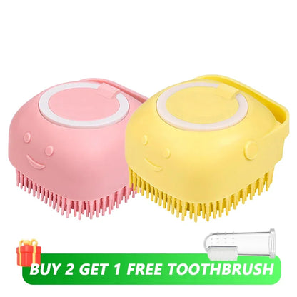 Pet Shampoo Massage Brush