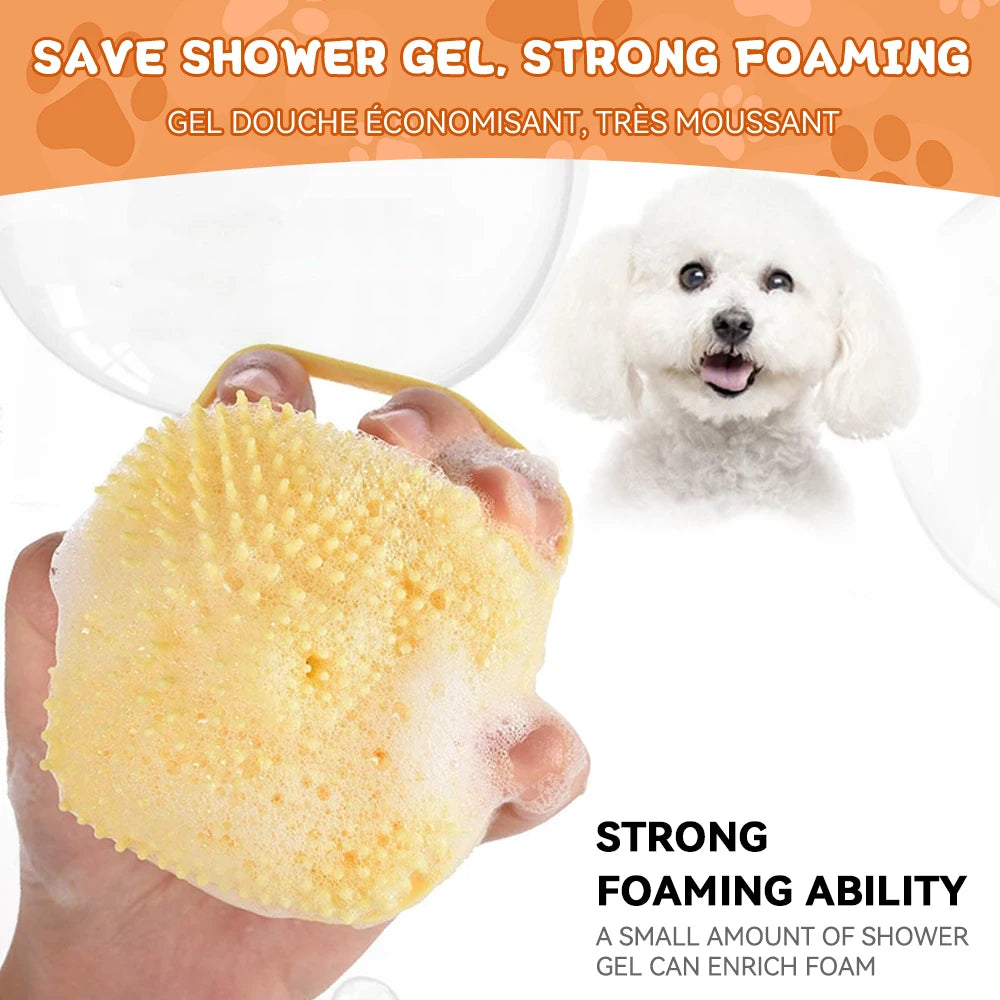 Pet Shampoo Massage Brush