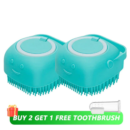 Pet Shampoo Massage Brush