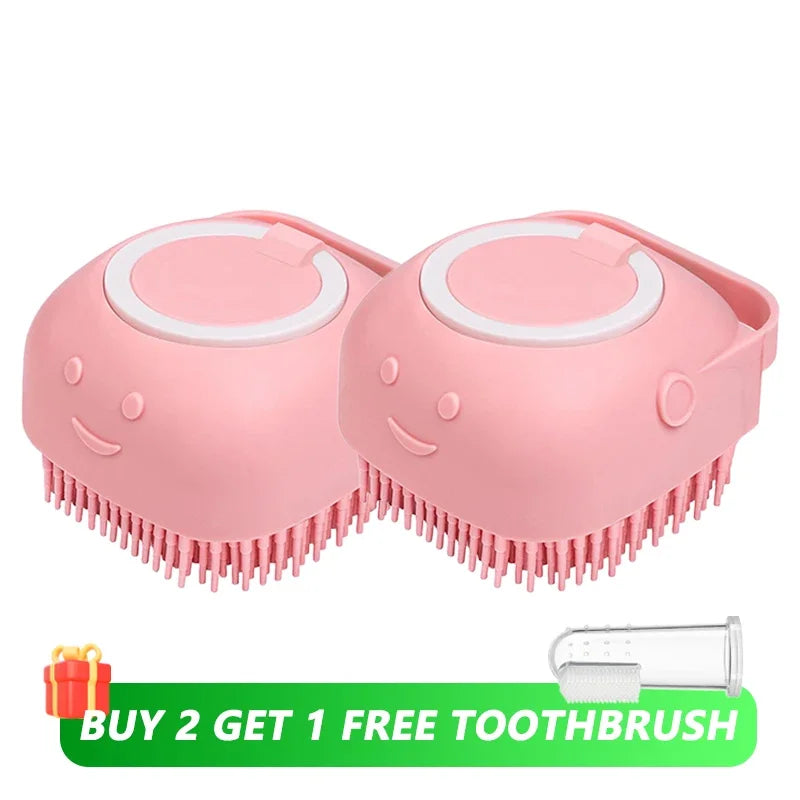 Pet Shampoo Massage Brush